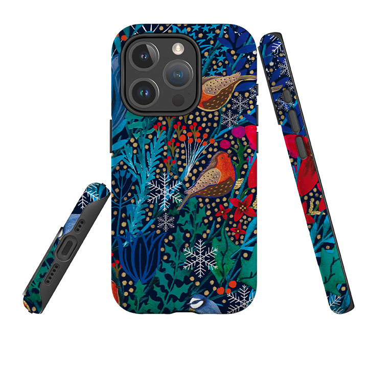 iPhone MagSafe Tough Case - Xmas Robin III By Emma Frances Grant