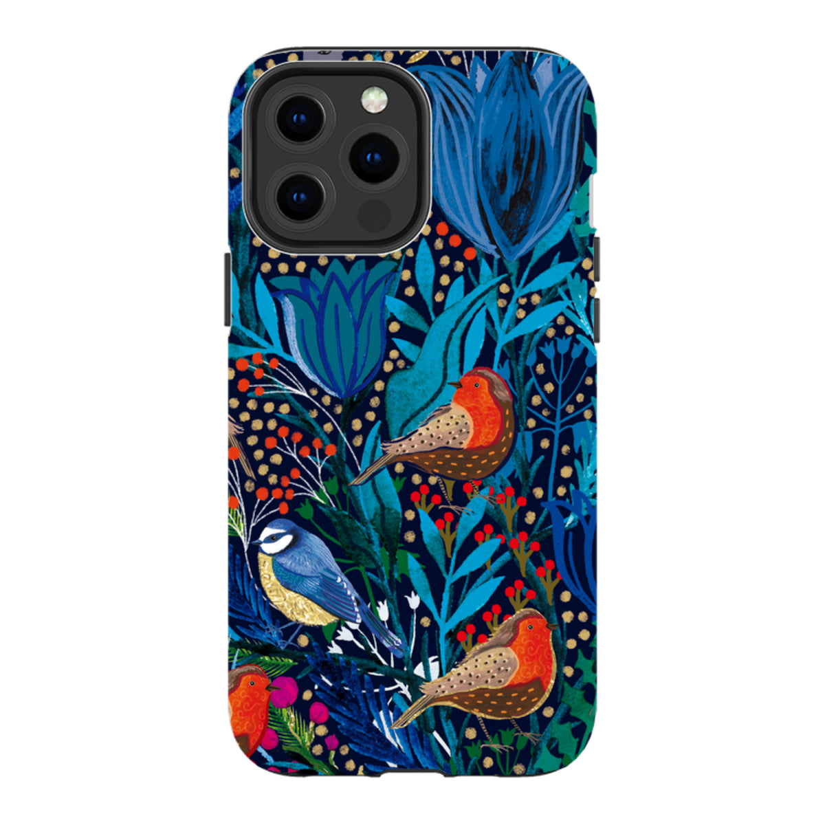 iPhone MagSafe Tough Case - Xmas Robin IV By Emma Frances Grant