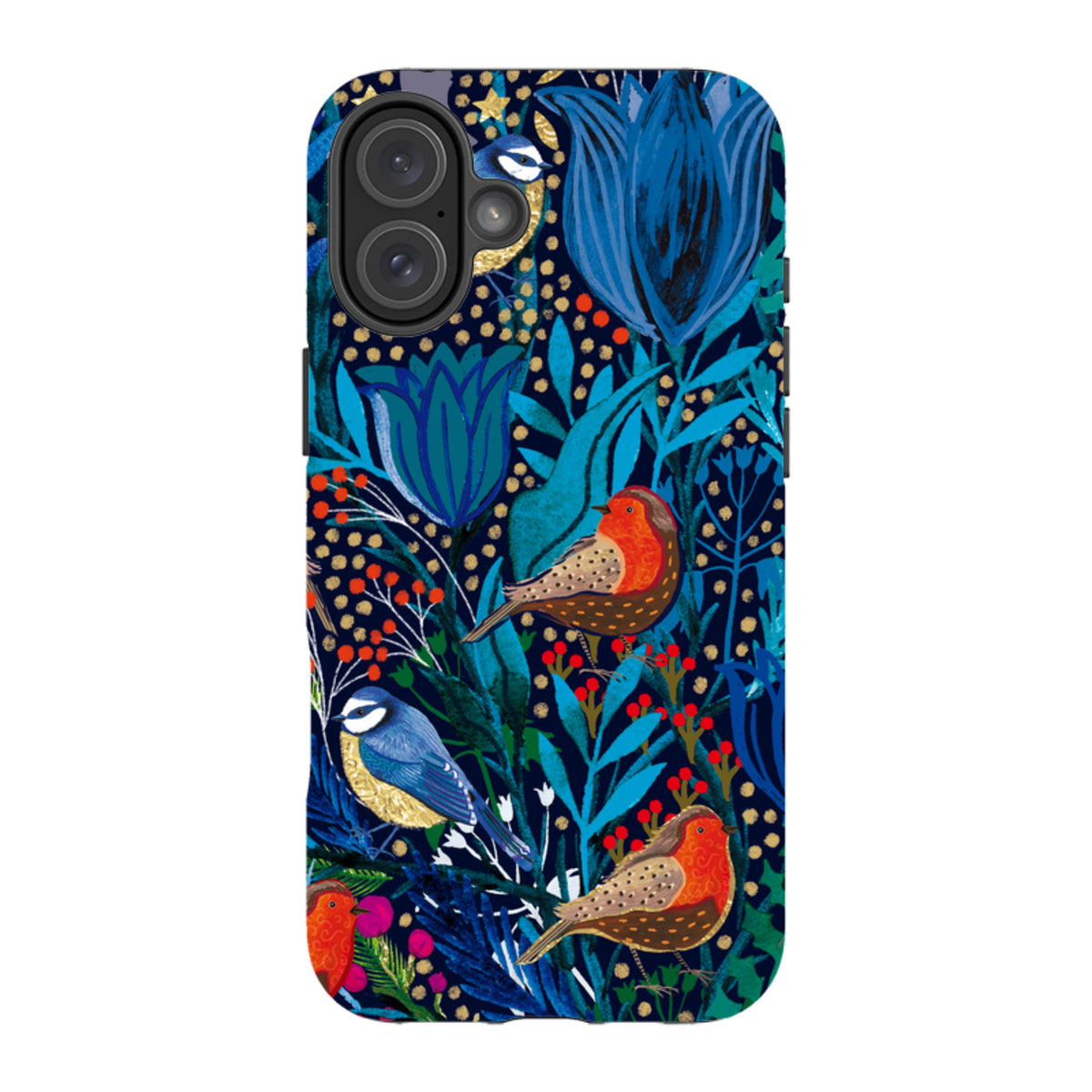 iPhone MagSafe Tough Case - Xmas Robin IV By Emma Frances Grant