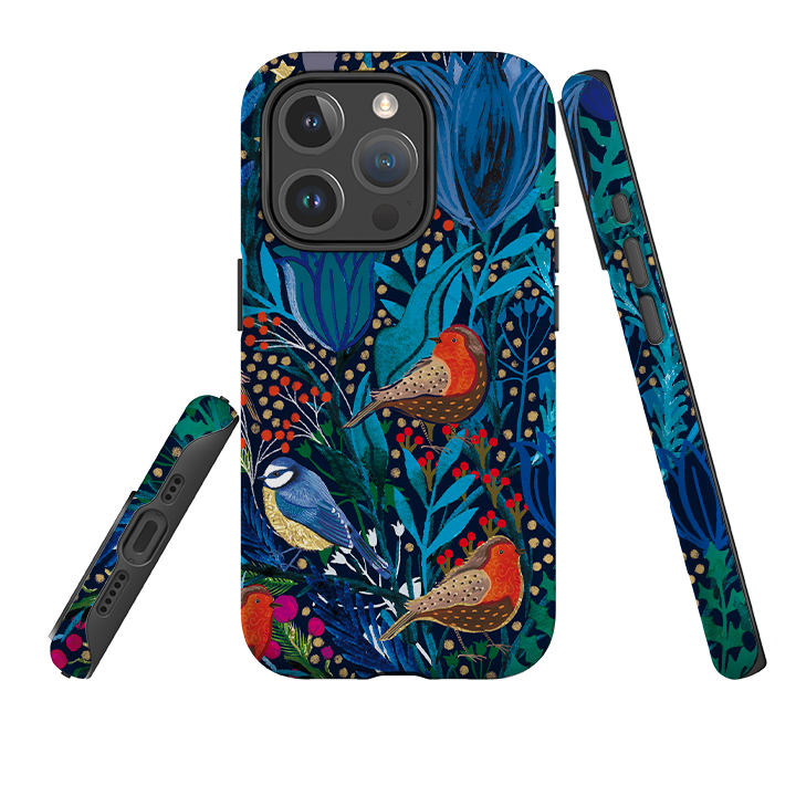 iPhone MagSafe Tough Case - Xmas Robin IV By Emma Frances Grant