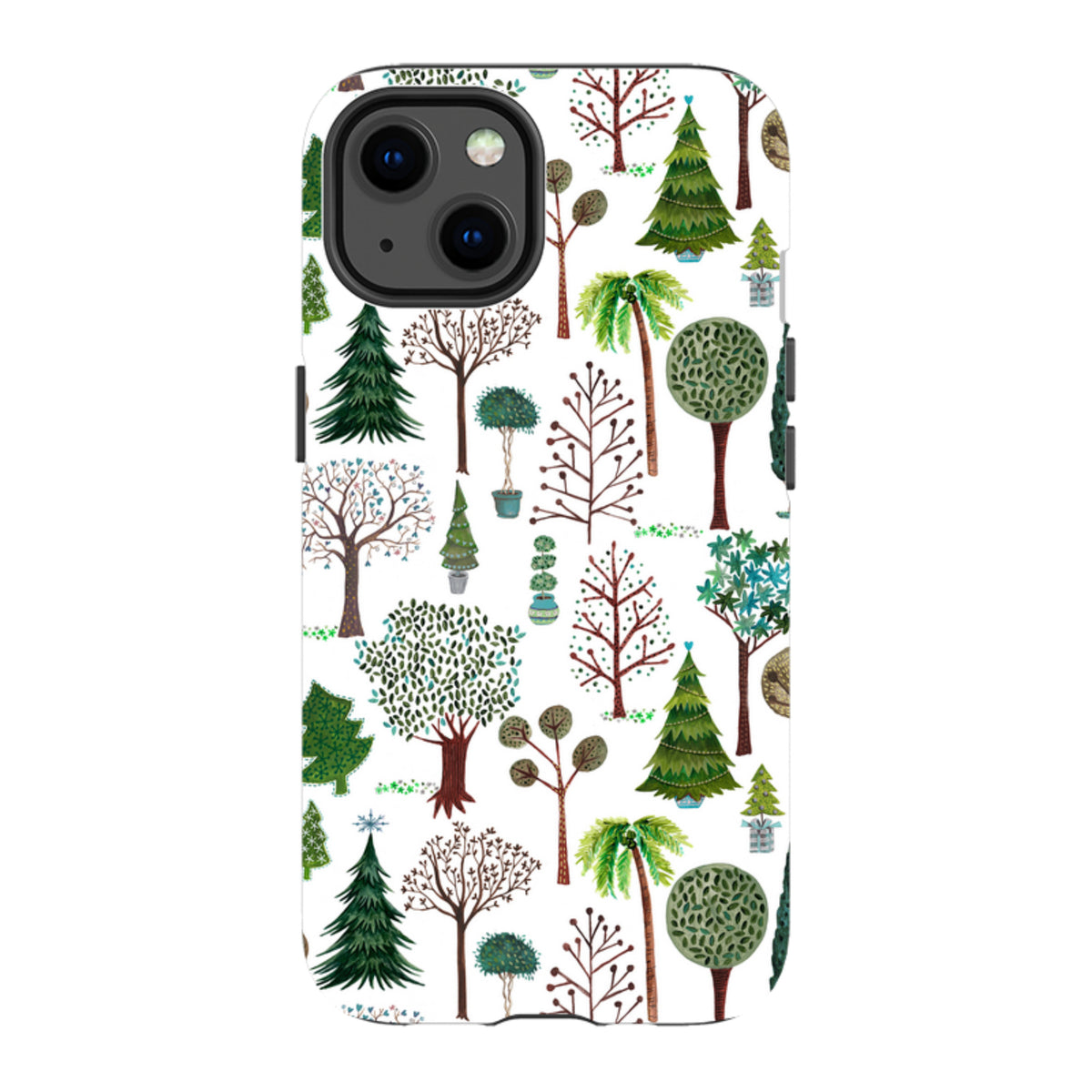 iPhone MagSafe Tough Case - Weihnachtsbäume von Caroline Bonne Müller