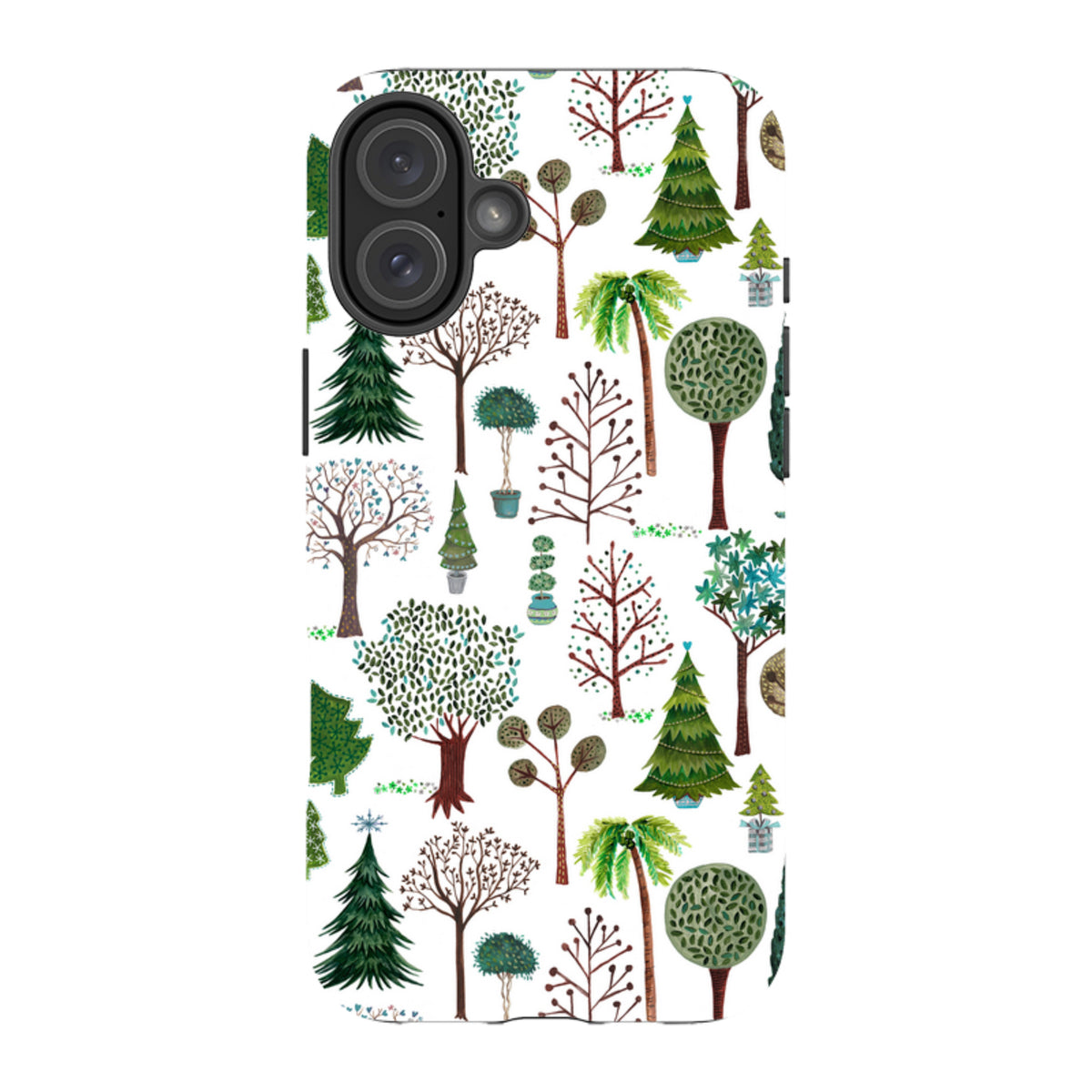 iPhone MagSafe Tough Case - Weihnachtsbäume von Caroline Bonne Müller