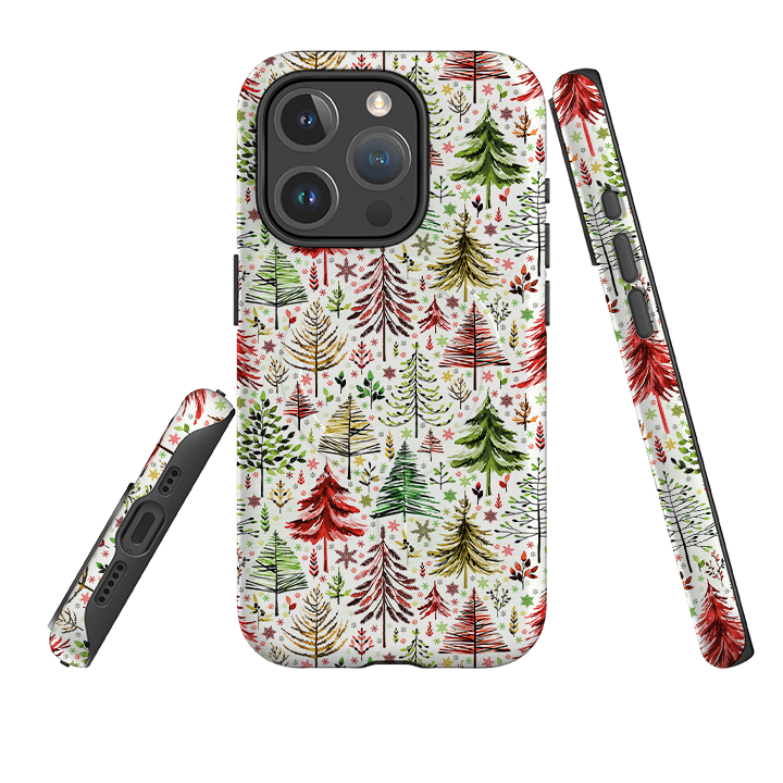iPhone MagSafe Tough Case -  Xmas Trees By Elisabeth Haager