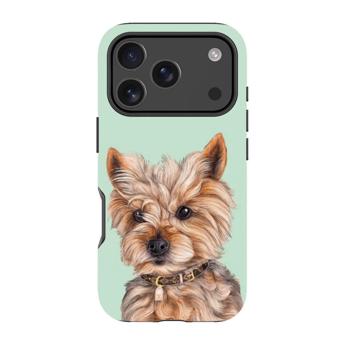 iPhone MagSafe Tough Case - Yorkie By Catherine Rowe