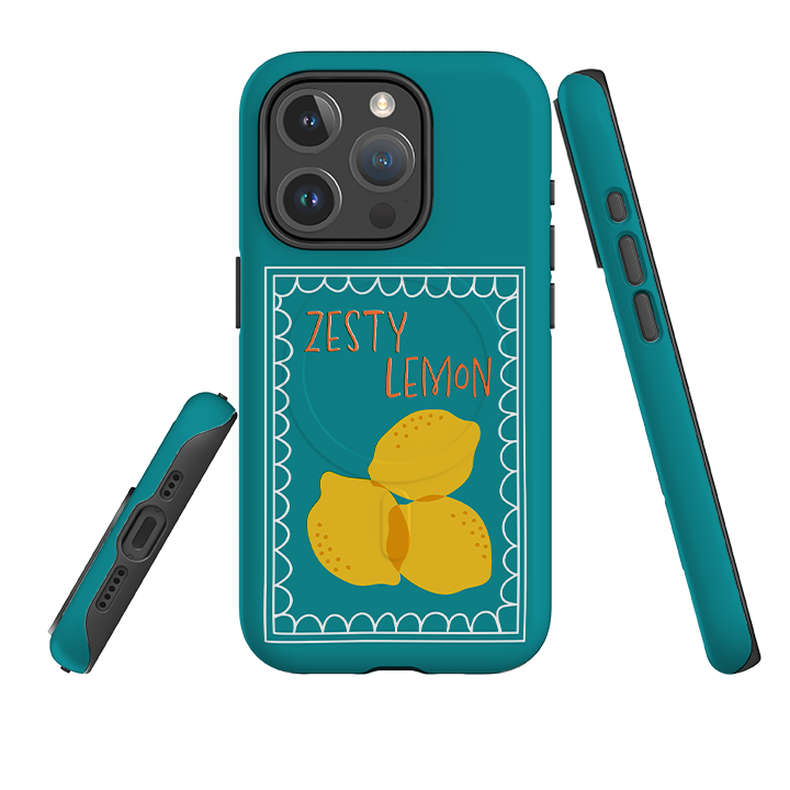 iPhone MagSafe Tough Case - Zesty Lemons