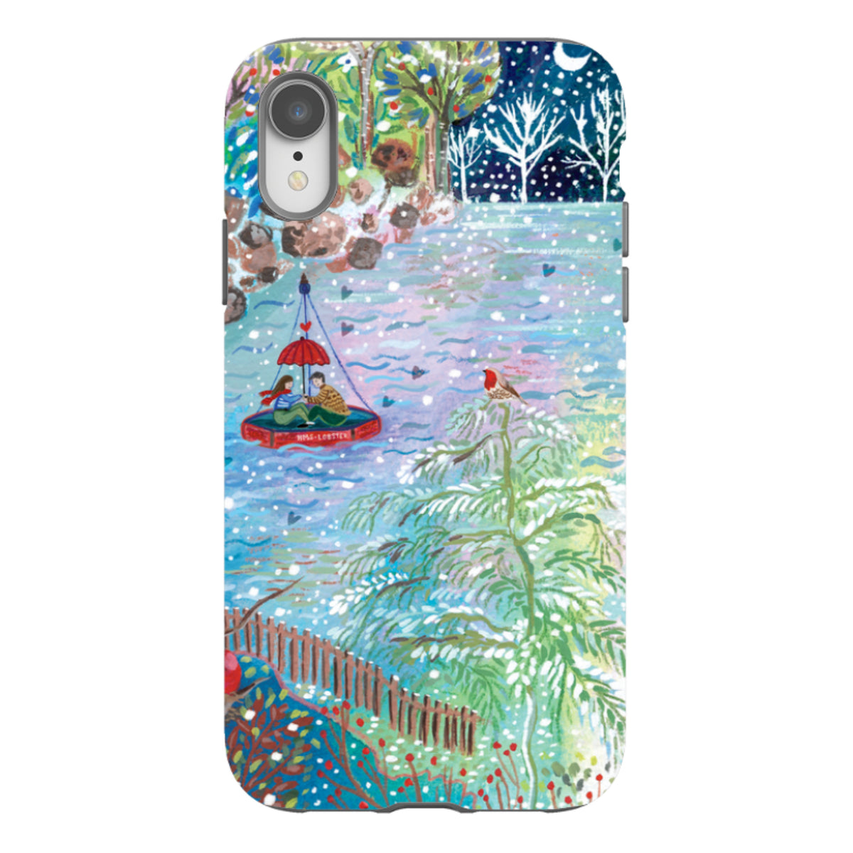 iPhone Tough Case - A Wee Winter Harbour By Emma Frances Grant