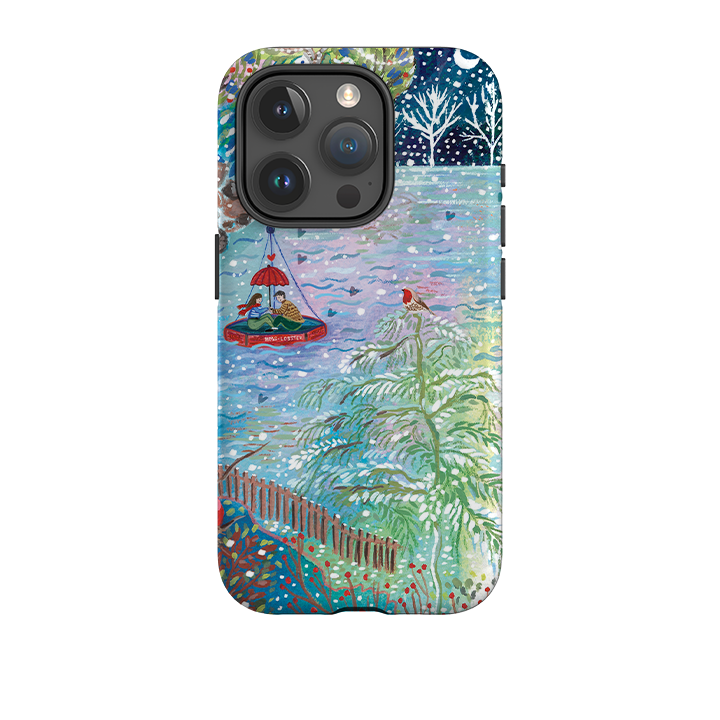 iPhone Tough Case - A Wee Winter Harbour By Emma Frances Grant