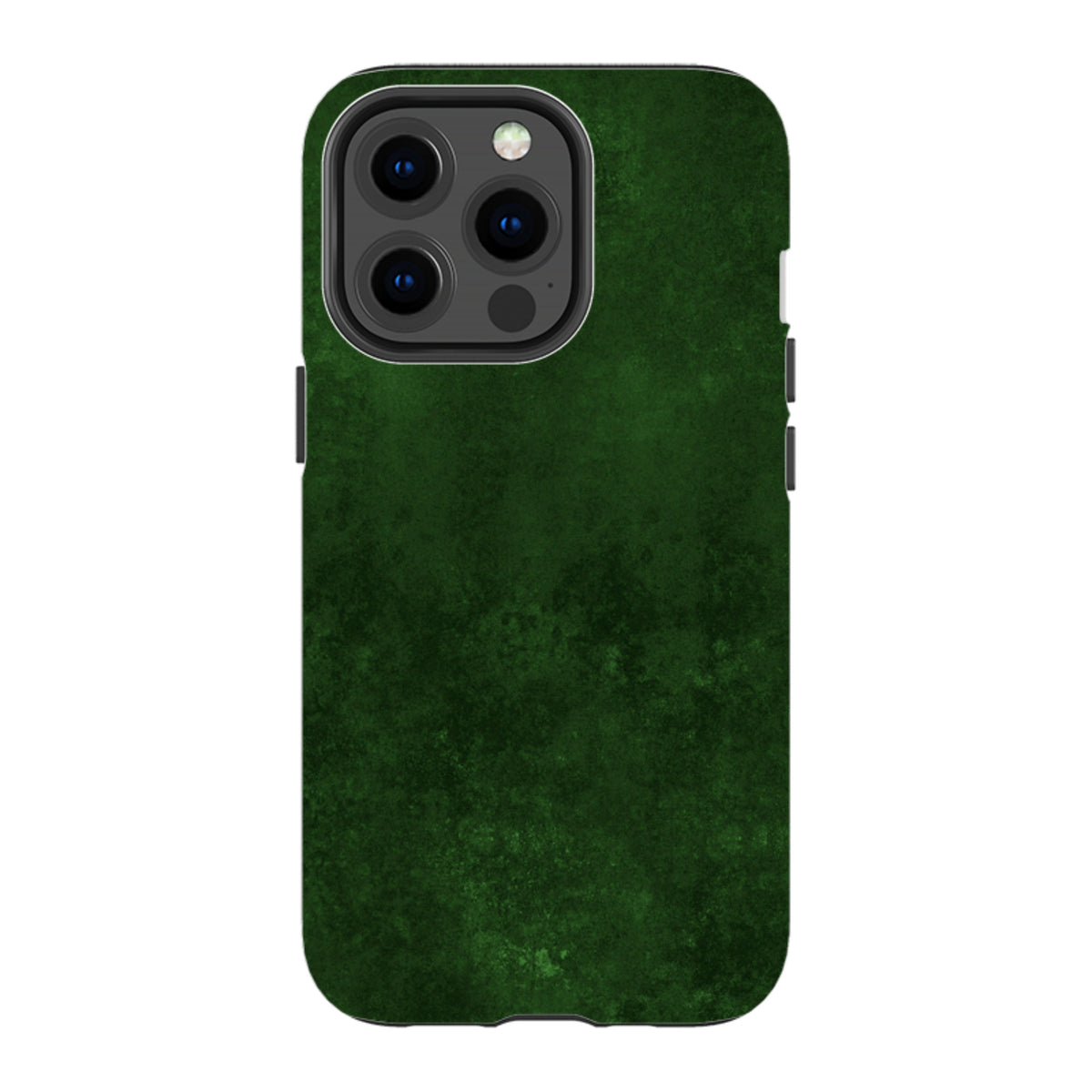 Absinthe green dual-layer iPhone tough case with a textured, high-definition finish and raised camera protection.