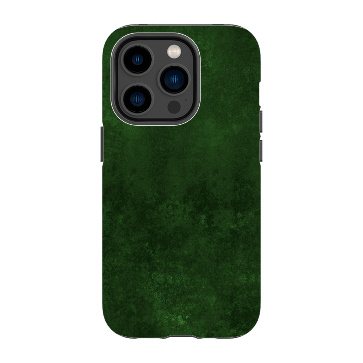 Absinthe green dual-layer iPhone tough case with a textured, high-definition finish and raised camera protection.