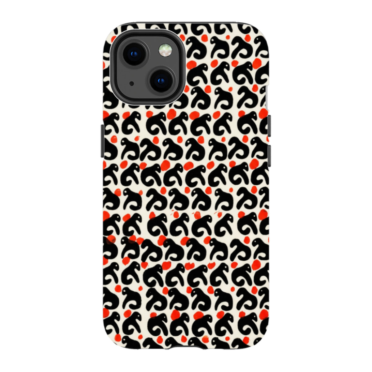 iPhone Tough Case - Abstract Cutouts