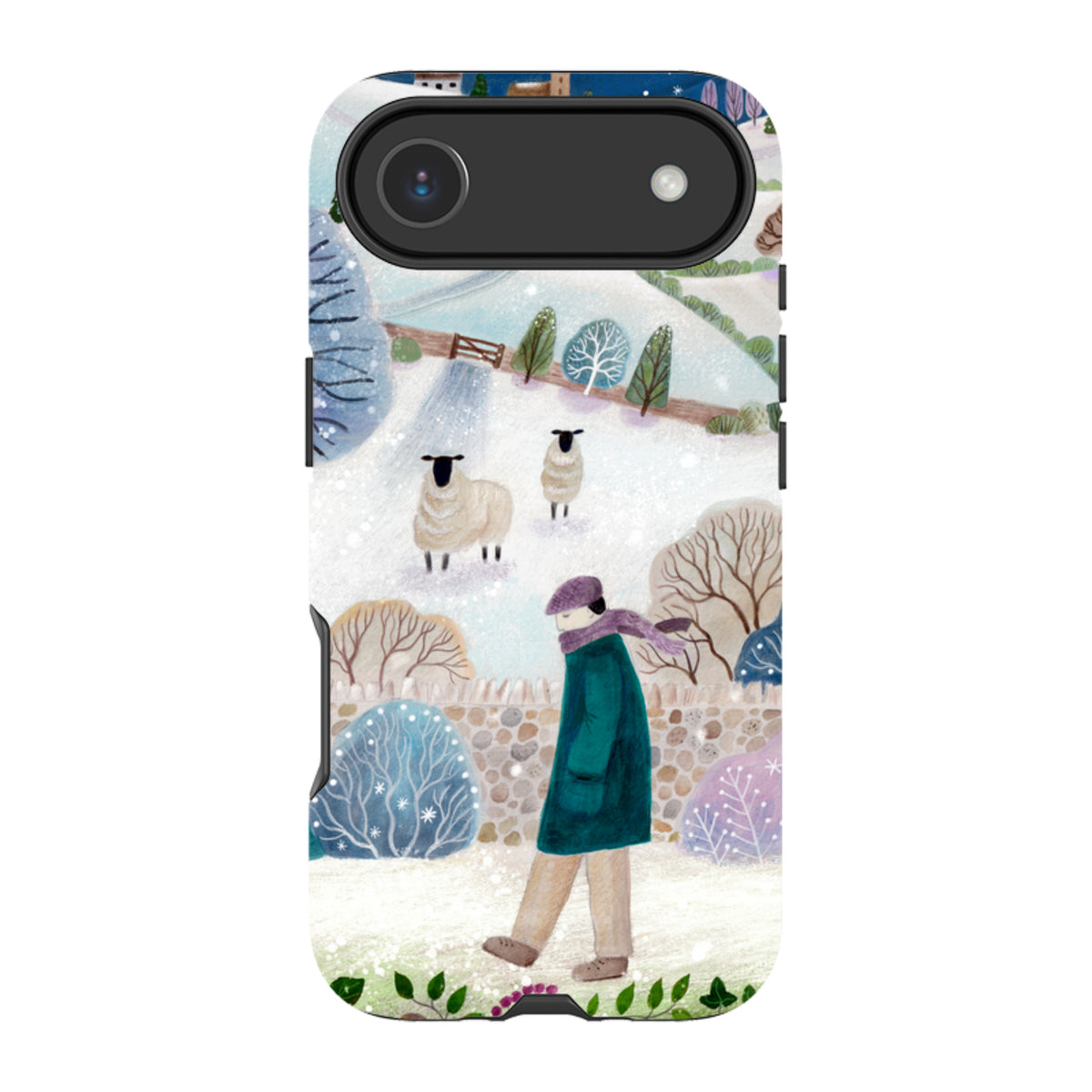 iPhone Tough Case - Across Snowy Fields By Bex Parkin