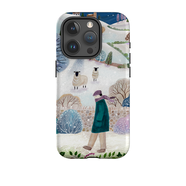 iPhone Tough Case - Across Snowy Fields By Bex Parkin