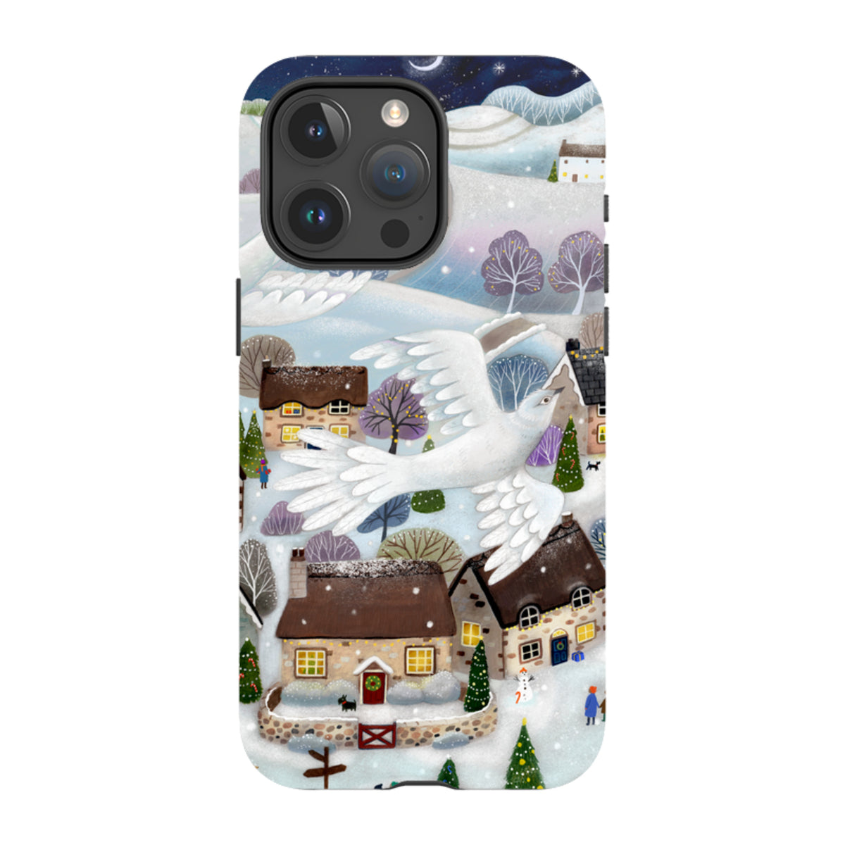 iPhone Tough Case - Advent Doves By Bex Parkin