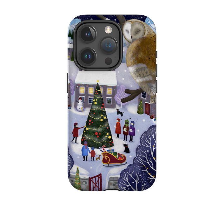 iPhone Tough Case - Advent Owl By Bex Parkin