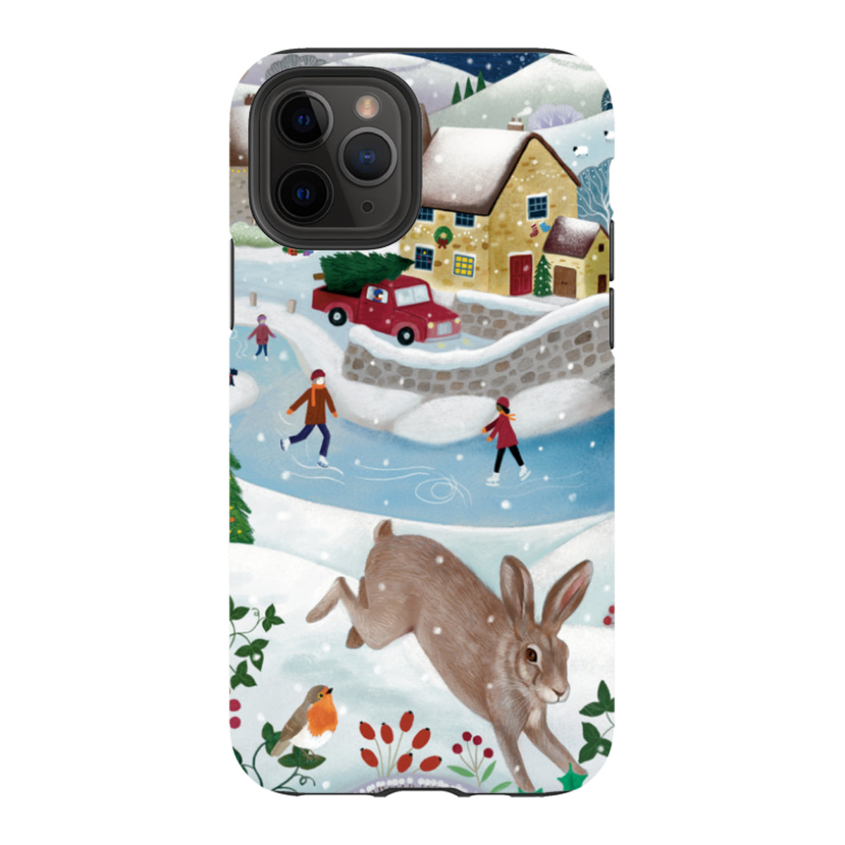 iPhone Tough Case - Advent Rabbit By Bex Parkin