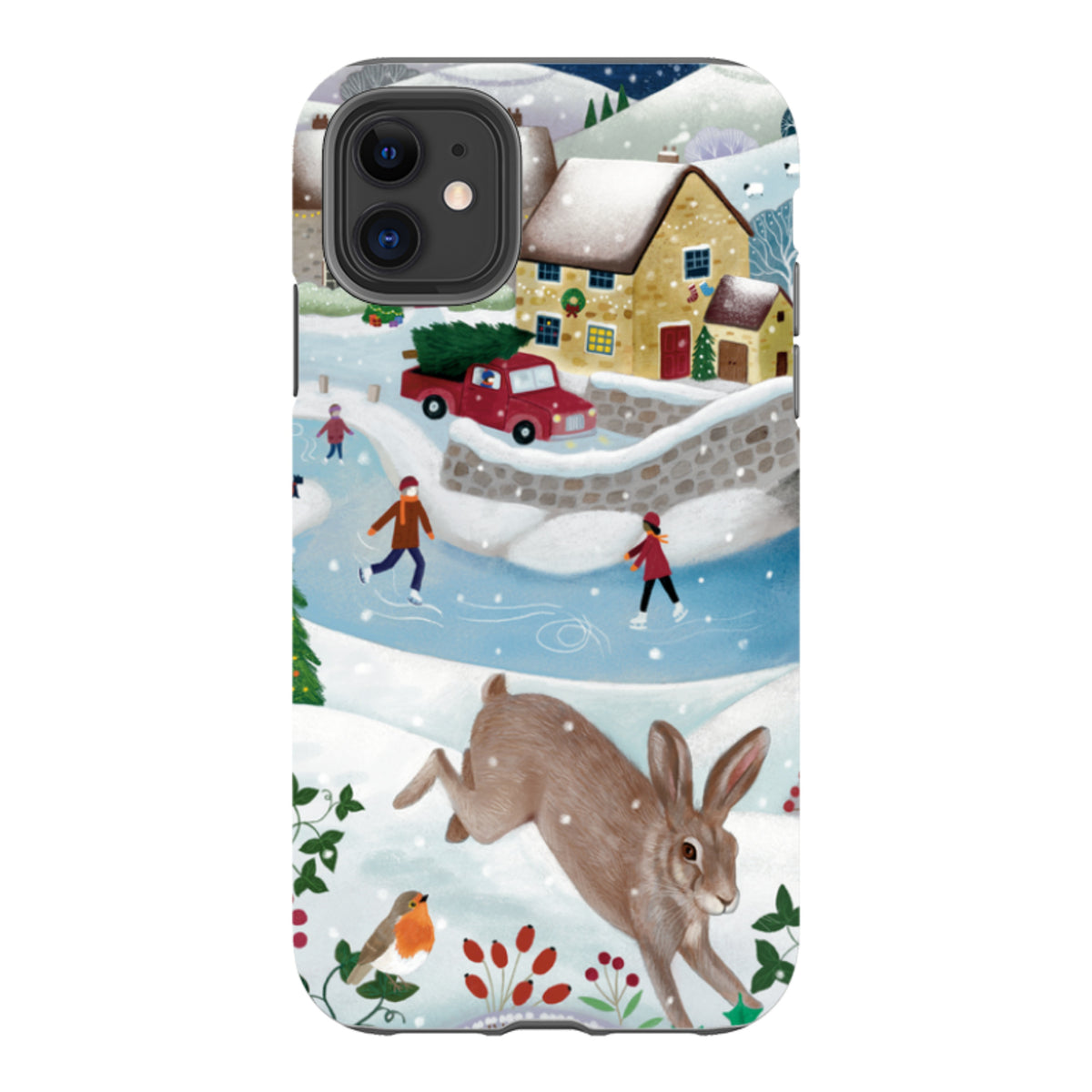 iPhone Tough Case - Advent Rabbit By Bex Parkin