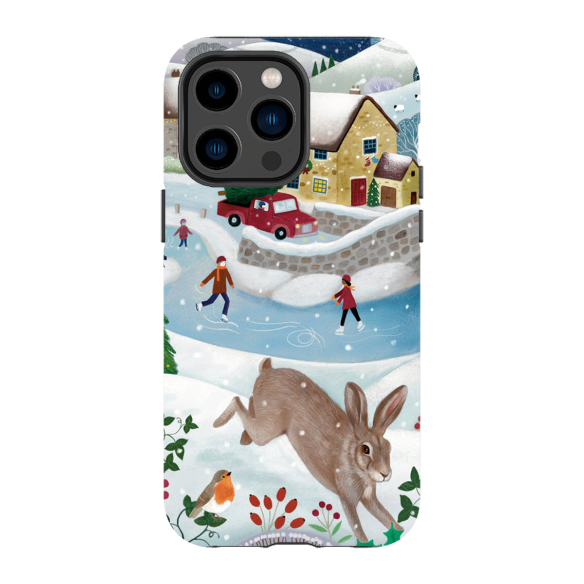 iPhone Tough Case - Advent Rabbit By Bex Parkin