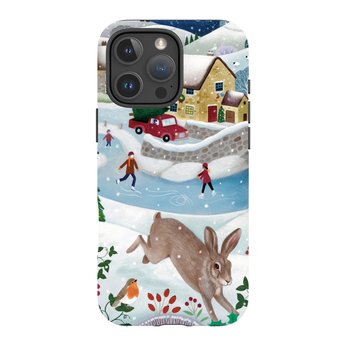 iPhone Tough Case - Advent Rabbit By Bex Parkin
