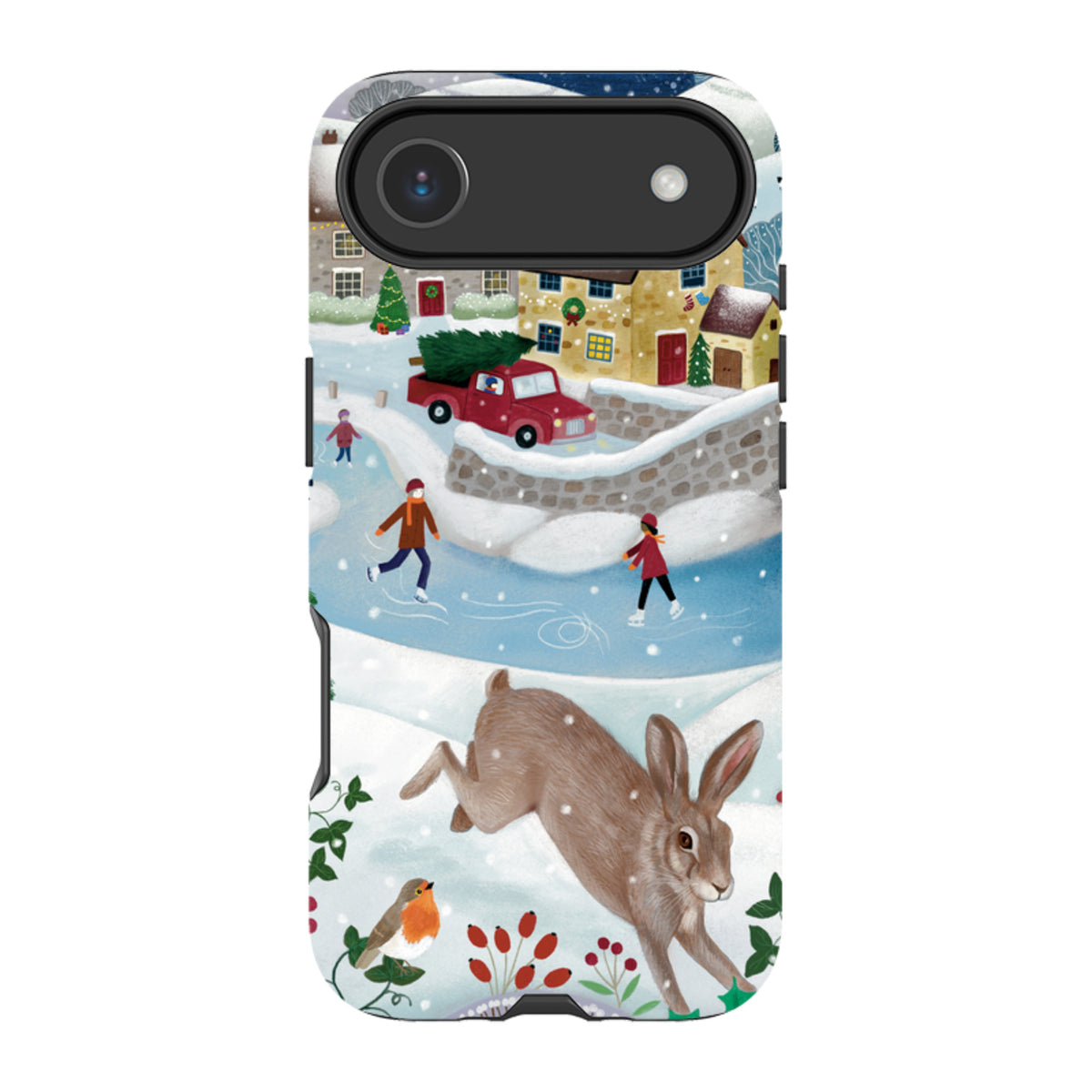 iPhone Tough Case - Advent Rabbit By Bex Parkin