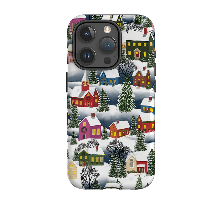 iPhone Tough Case - Advent Street Town By Abby Jacobs