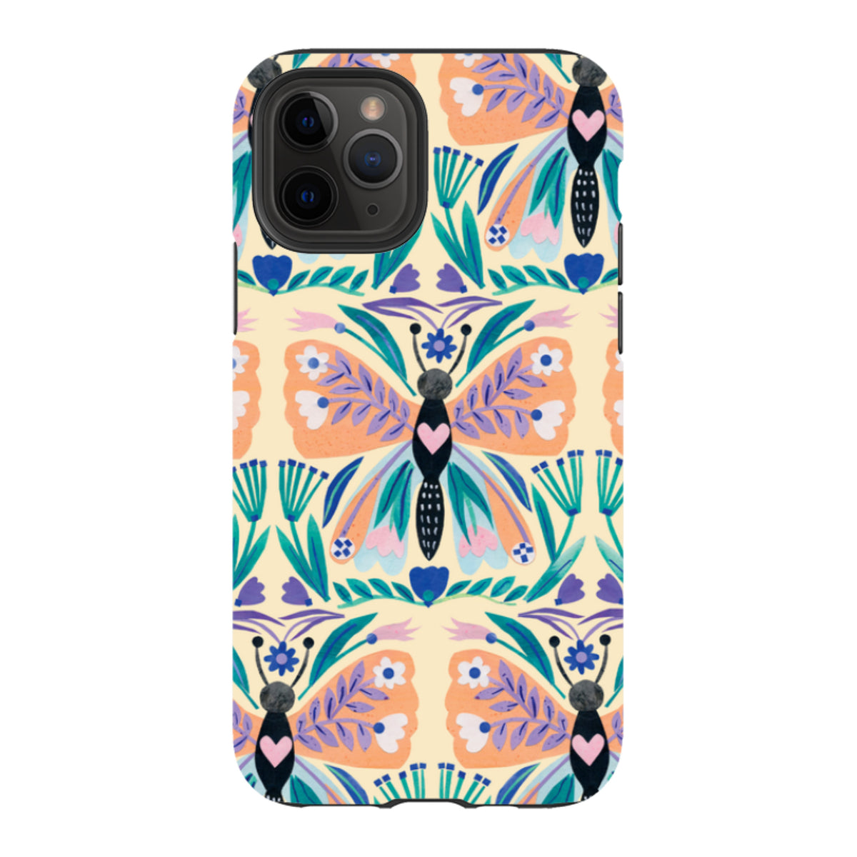 iPhone Tough Case - All Over Butterfly By Tracey English