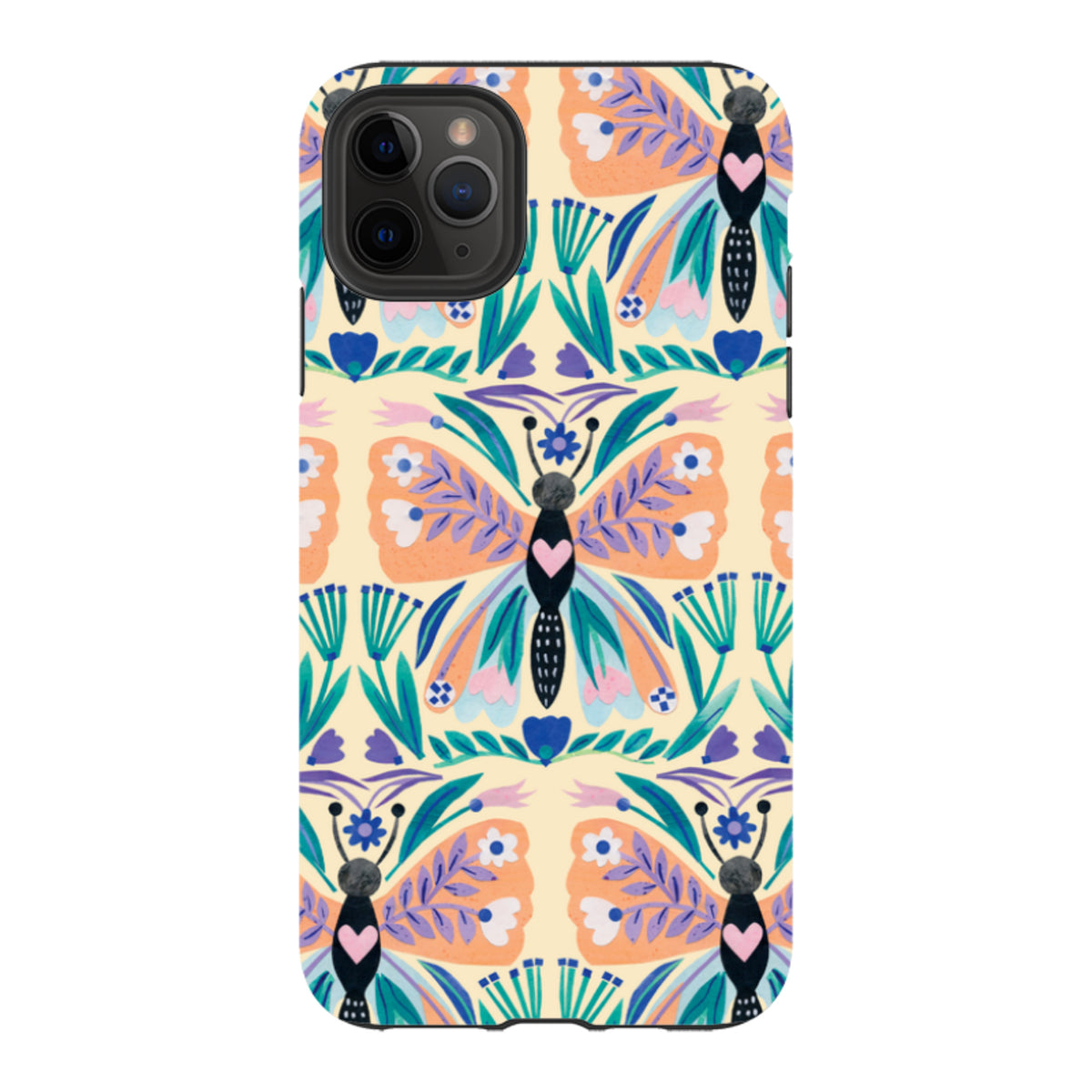 iPhone Tough Case - All Over Butterfly By Tracey English