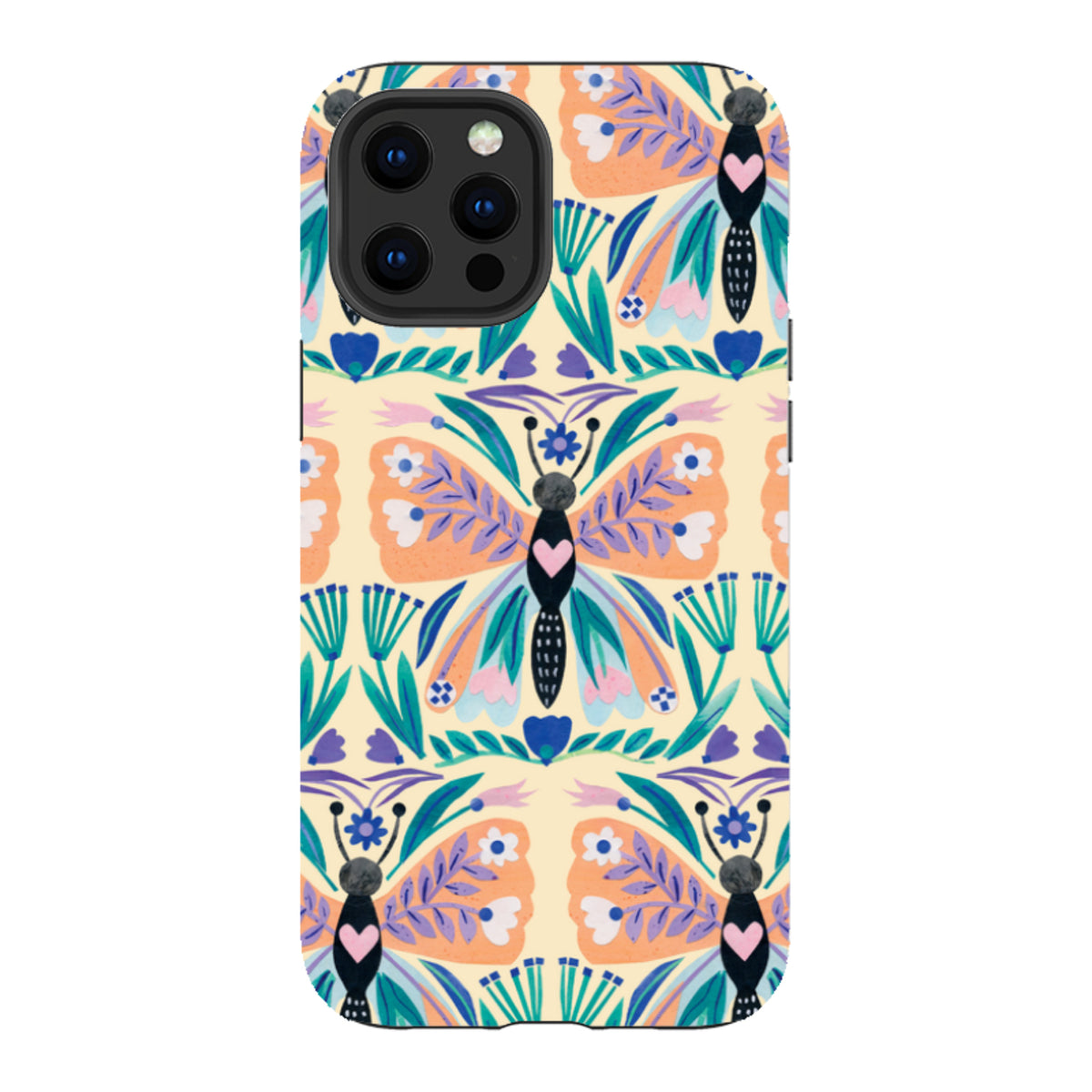 iPhone Tough Case - All Over Butterfly By Tracey English