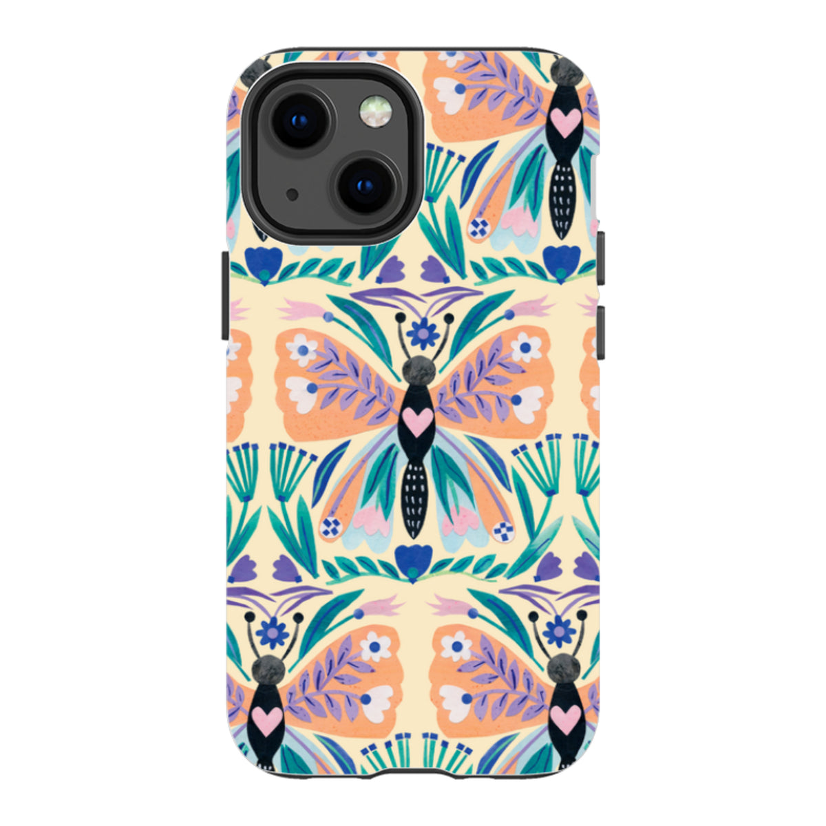iPhone Tough Case - All Over Butterfly By Tracey English