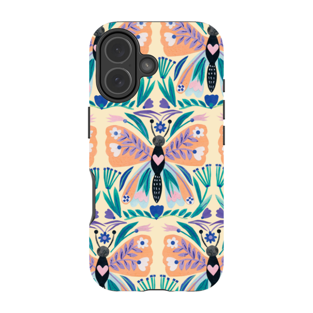 iPhone Tough Case - All Over Butterfly By Tracey English