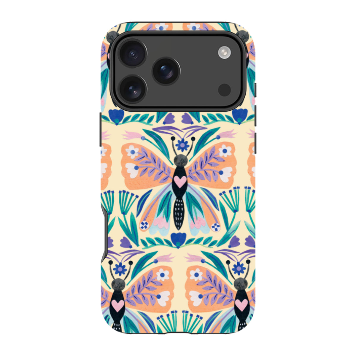 iPhone Tough Case - All Over Butterfly By Tracey English