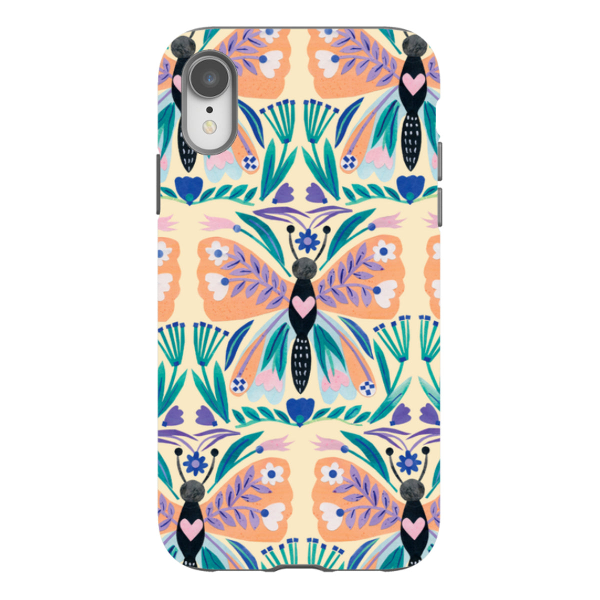 iPhone Tough Case - All Over Butterfly By Tracey English
