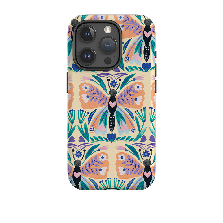 iPhone Tough Case - All Over Butterfly By Tracey English