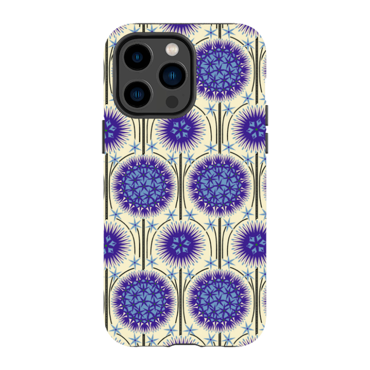 iPhone Tough Case - Allium Cream By Cressida Bell