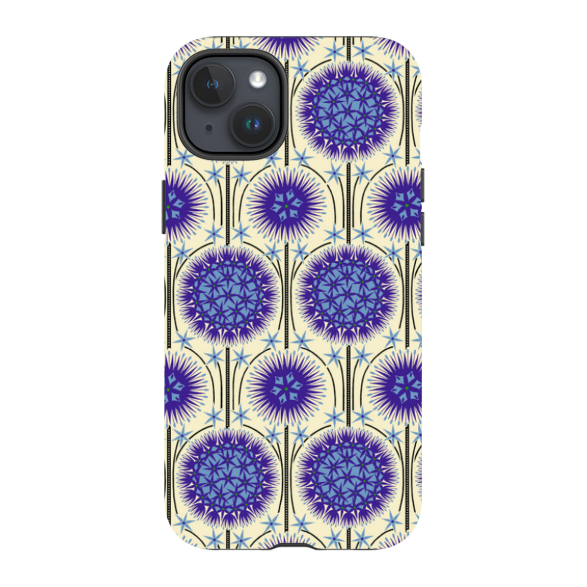 iPhone Tough Case - Allium Cream By Cressida Bell