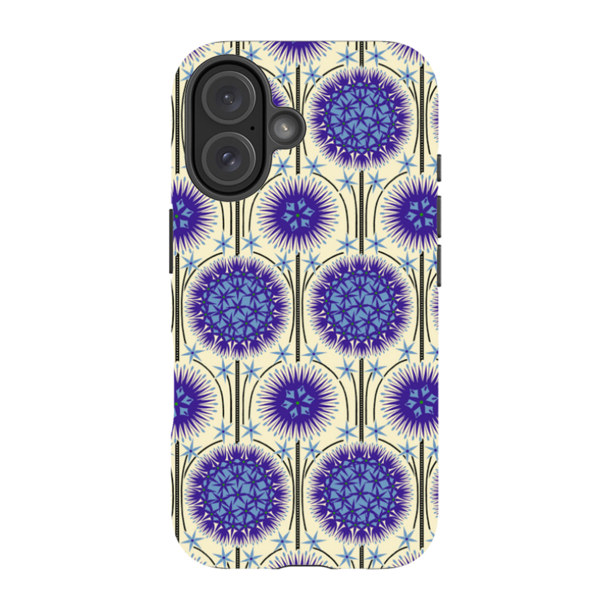 iPhone Tough Case - Allium Cream By Cressida Bell