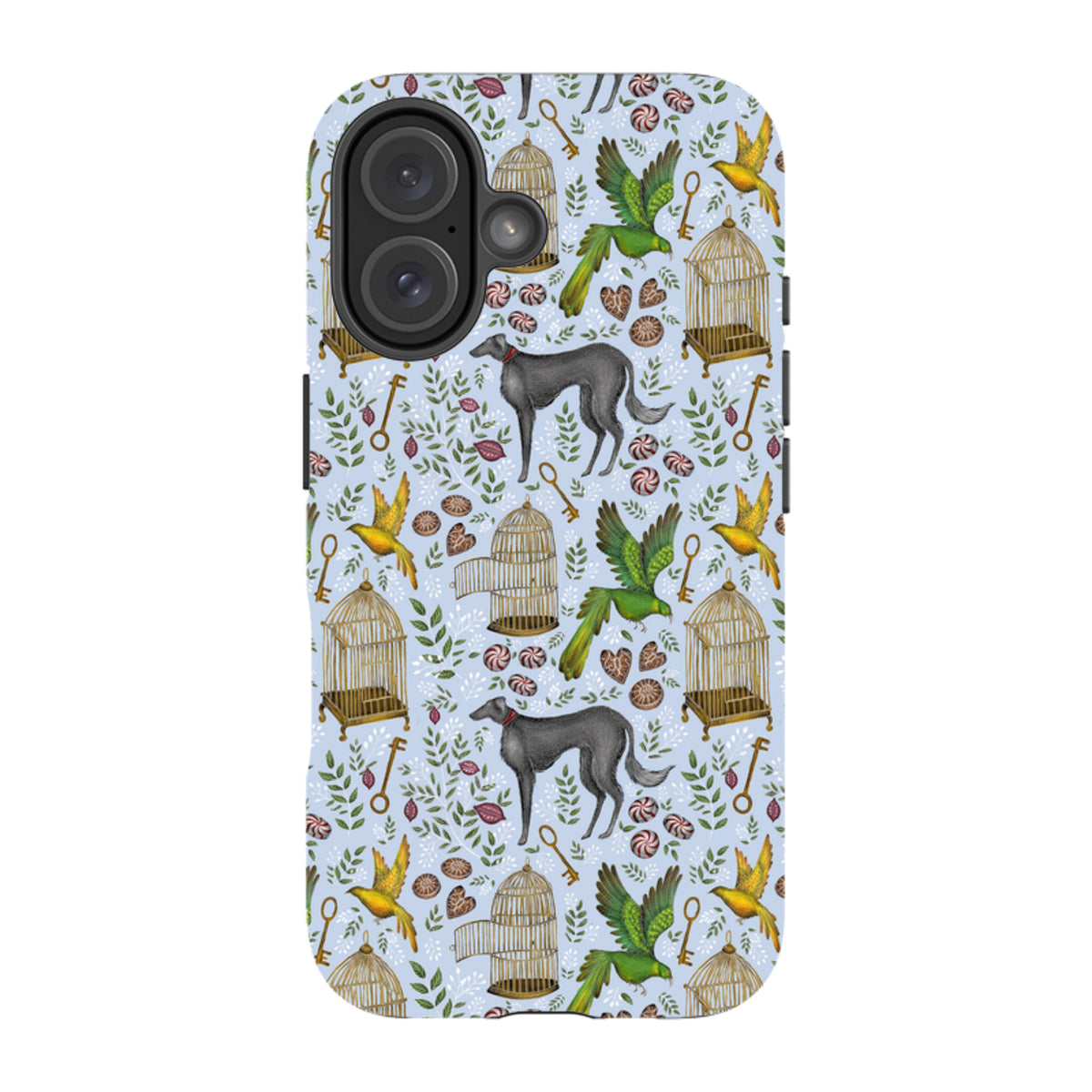 iPhone Tough Case - Amsterdam Blue By Catherine Rowe