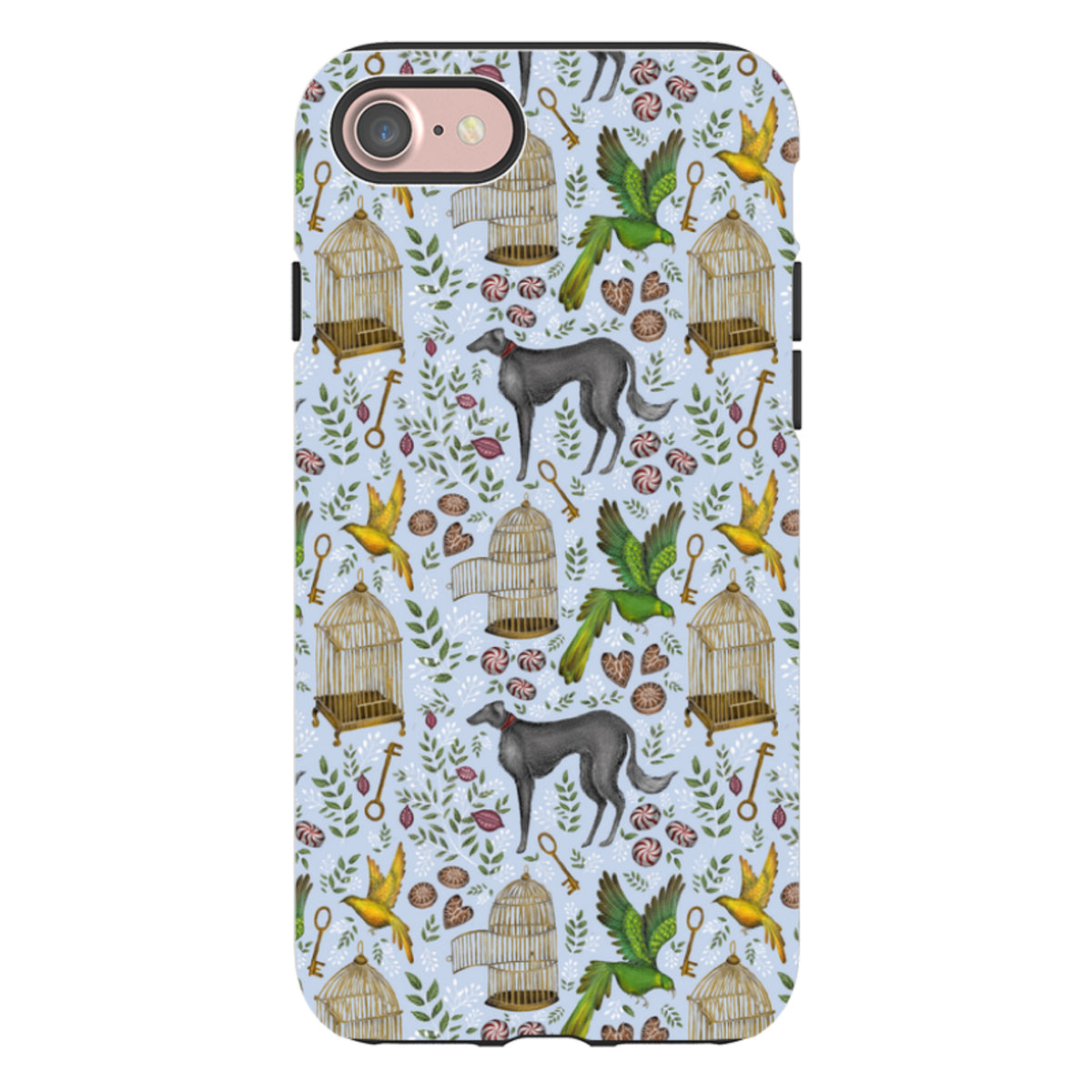 iPhone Tough Case - Amsterdam Blue By Catherine Rowe