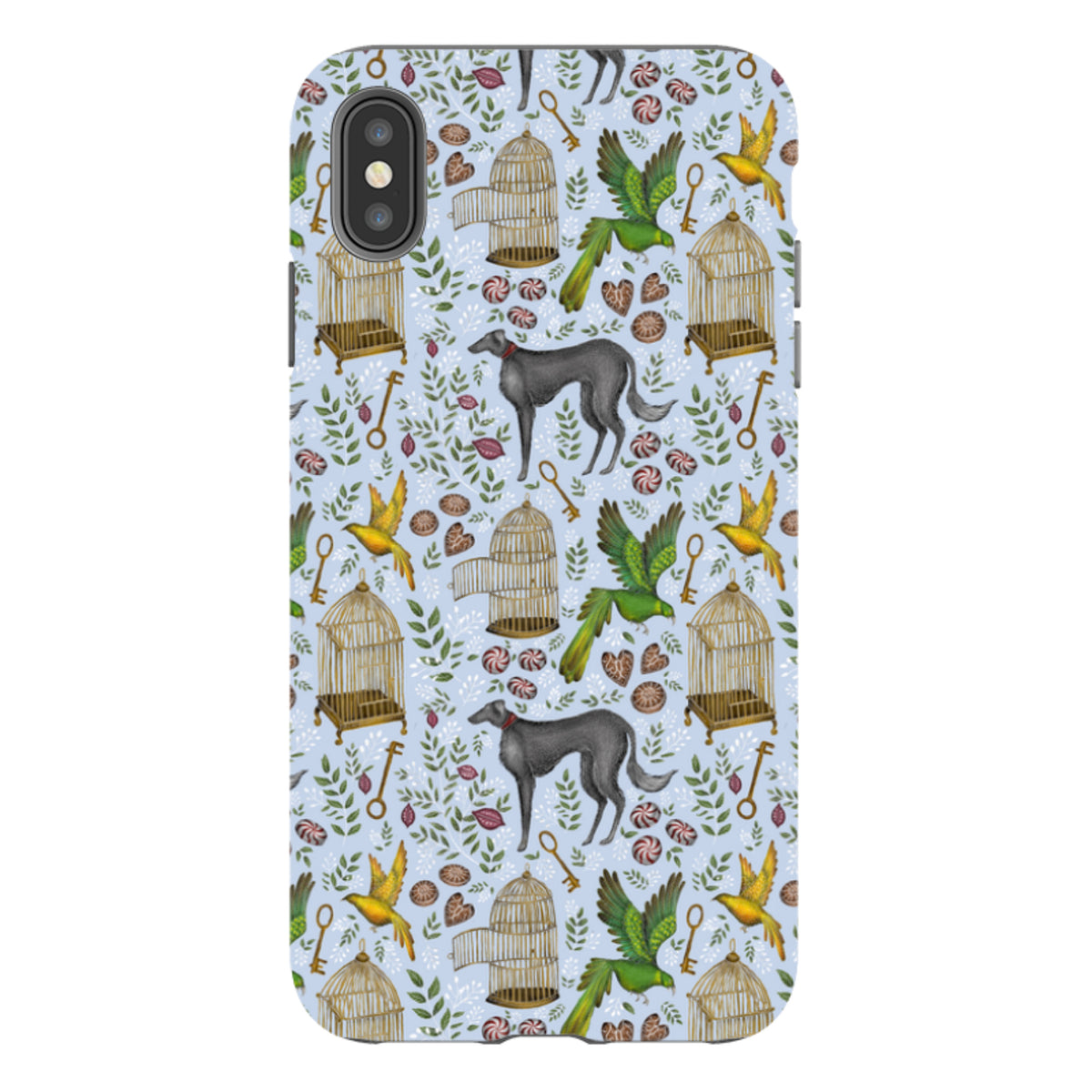 iPhone Tough Case - Amsterdam Blue By Catherine Rowe