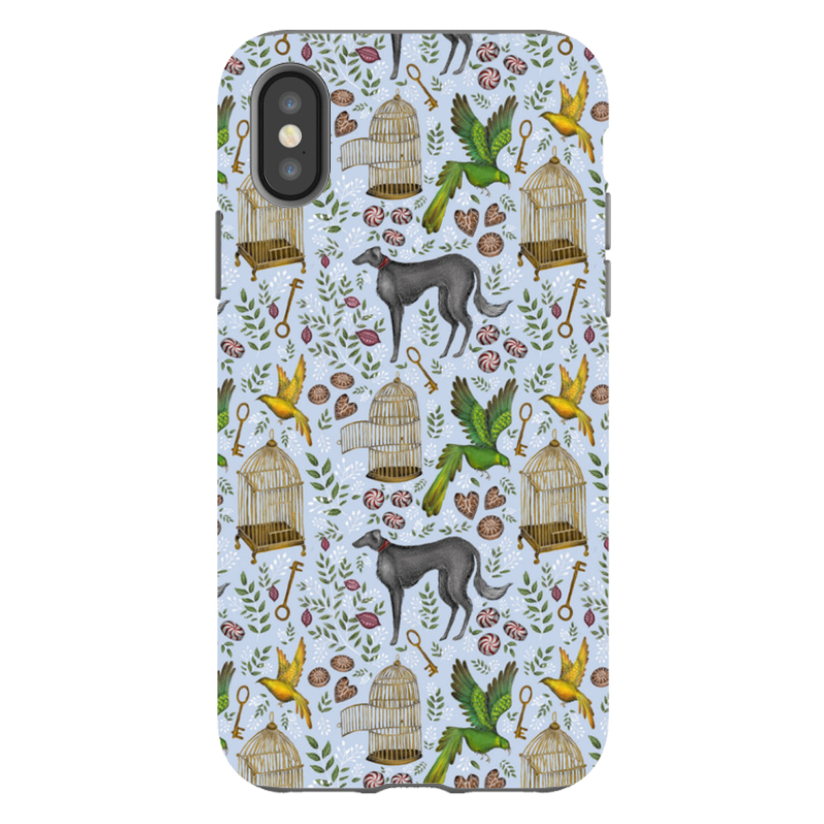 iPhone Tough Case - Amsterdam Blue By Catherine Rowe