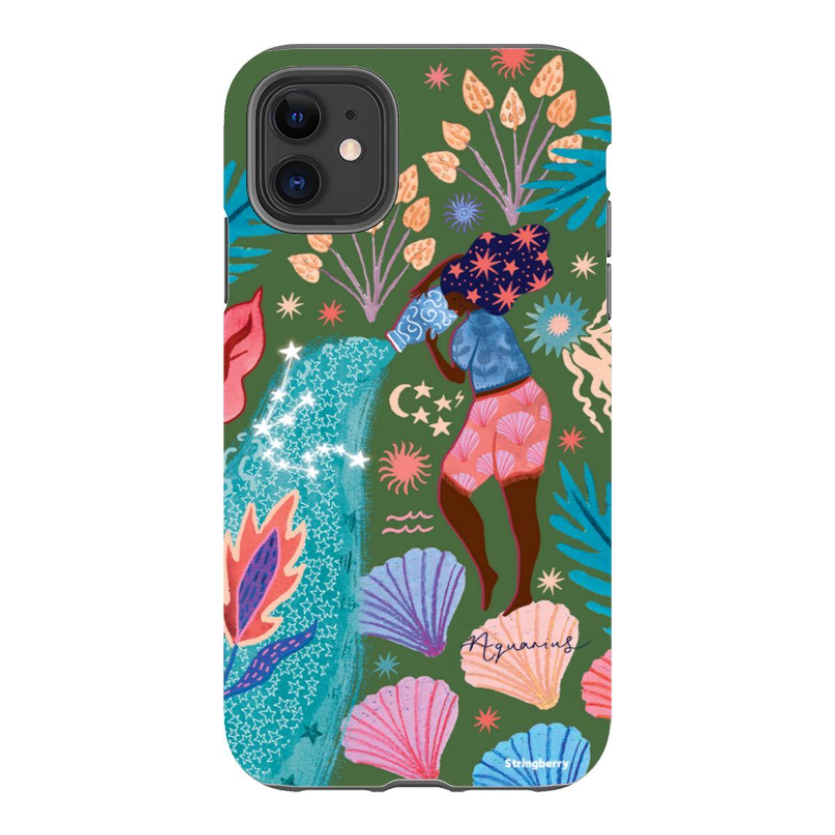 iPhone Tough Case - Aquarius By Emma Frances Grant