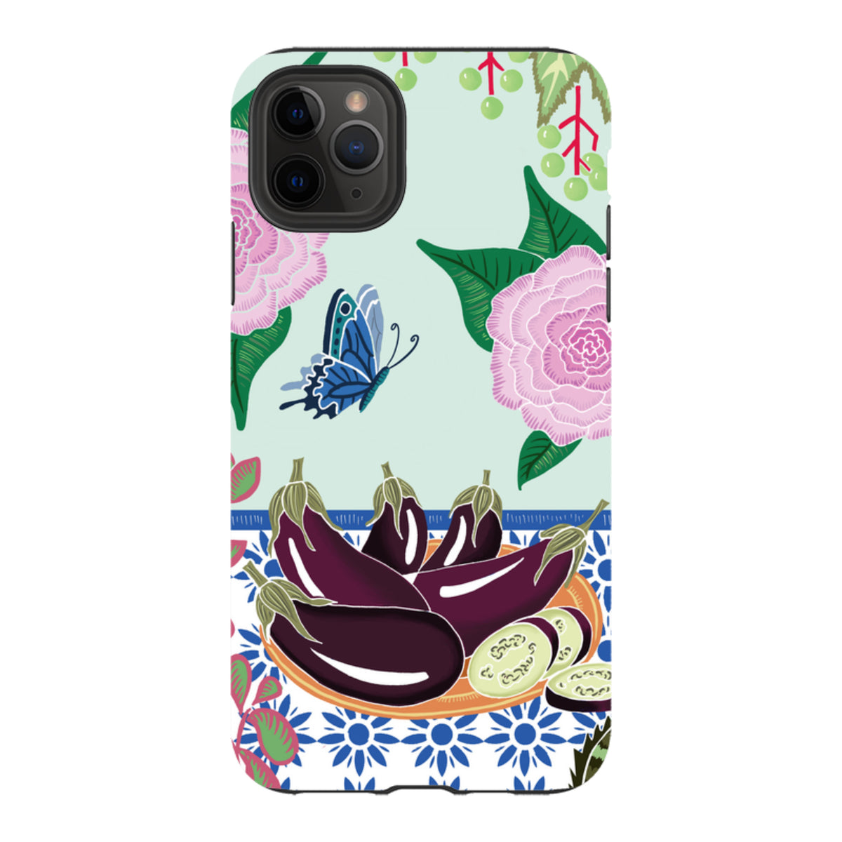 iPhone Tough Case - Aubergines By Kate Heiss