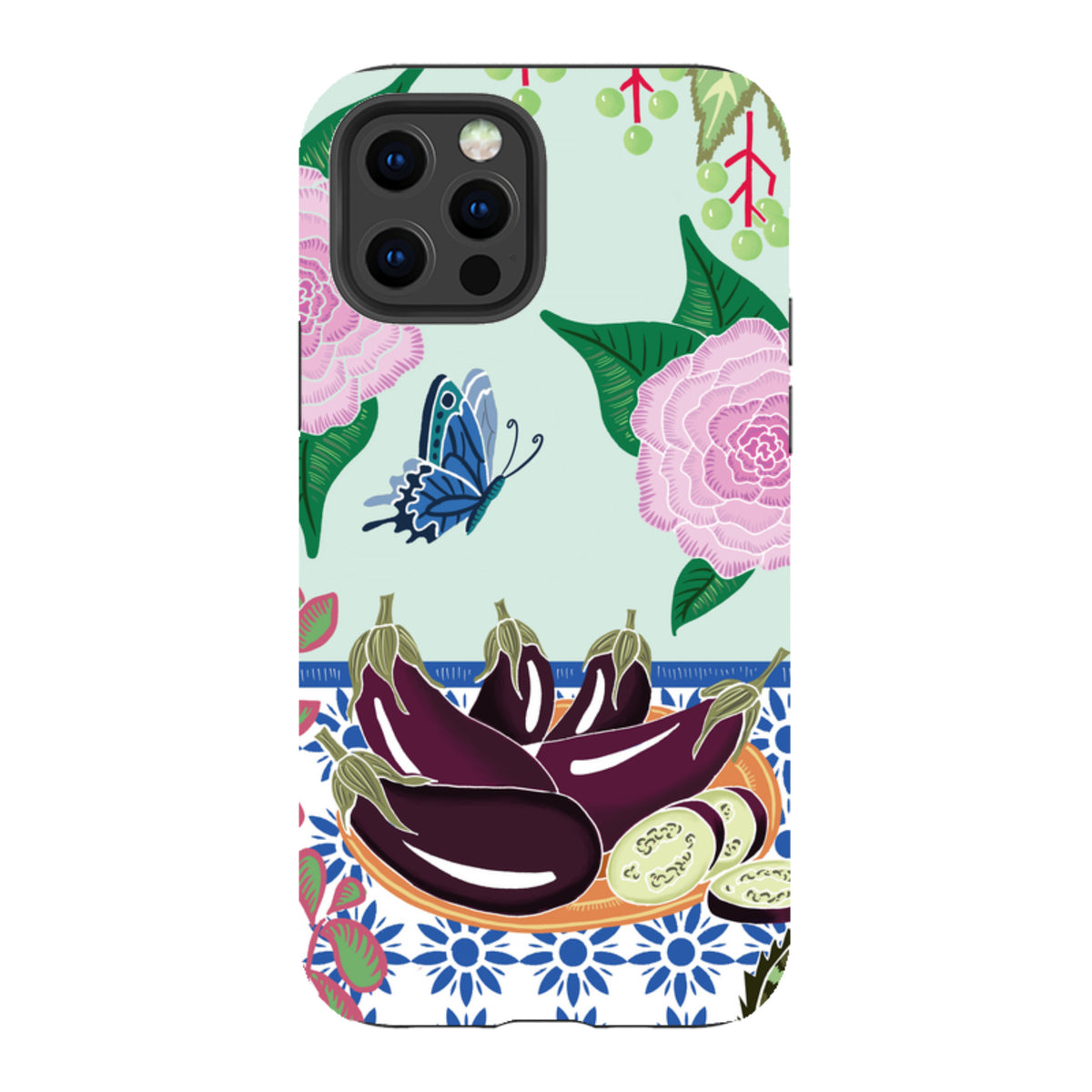 iPhone Tough Case - Aubergines By Kate Heiss