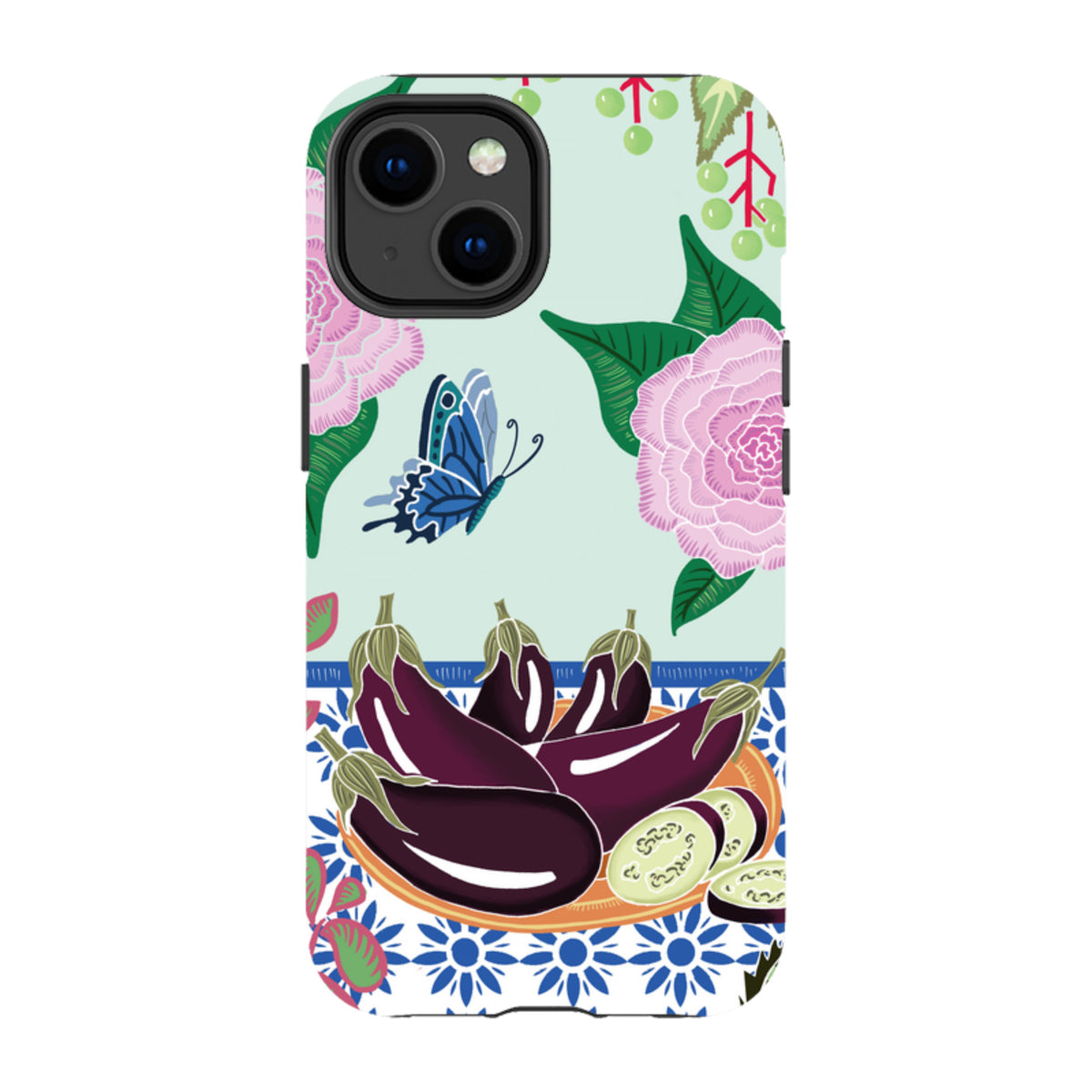 iPhone Tough Case - Aubergines By Kate Heiss