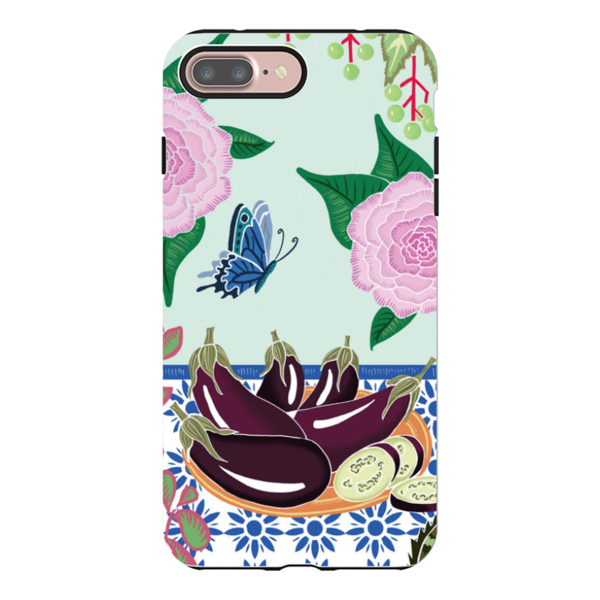 iPhone Tough Case - Aubergines By Kate Heiss