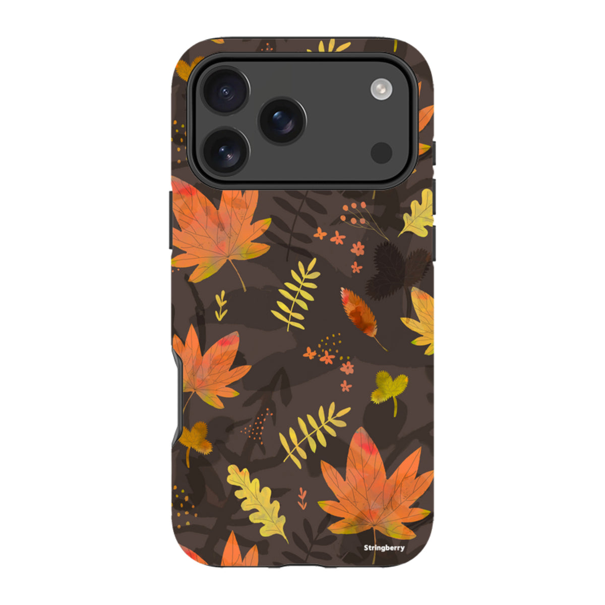 iPhone Tough Case - Autumn Leaves Yellow