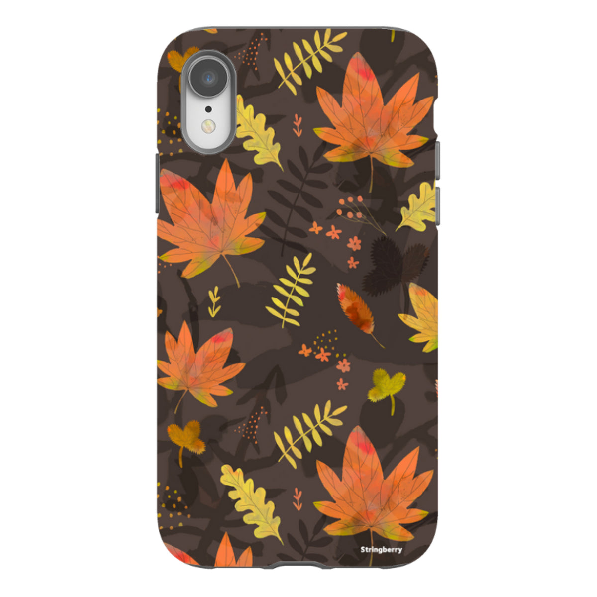 iPhone Tough Case - Autumn Leaves Yellow