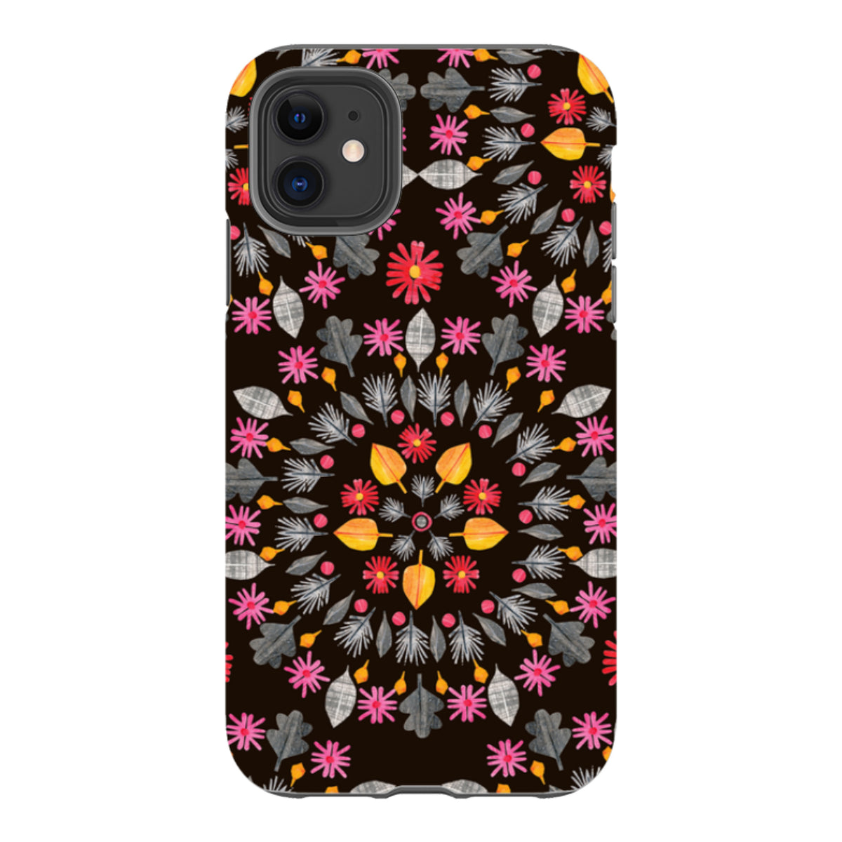 iPhone Tough Case - Autumn Mandala By Tracey English
