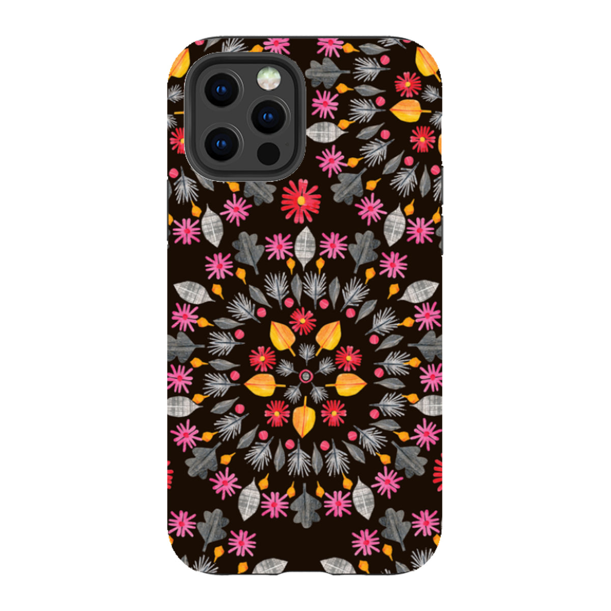 iPhone Tough Case - Autumn Mandala By Tracey English