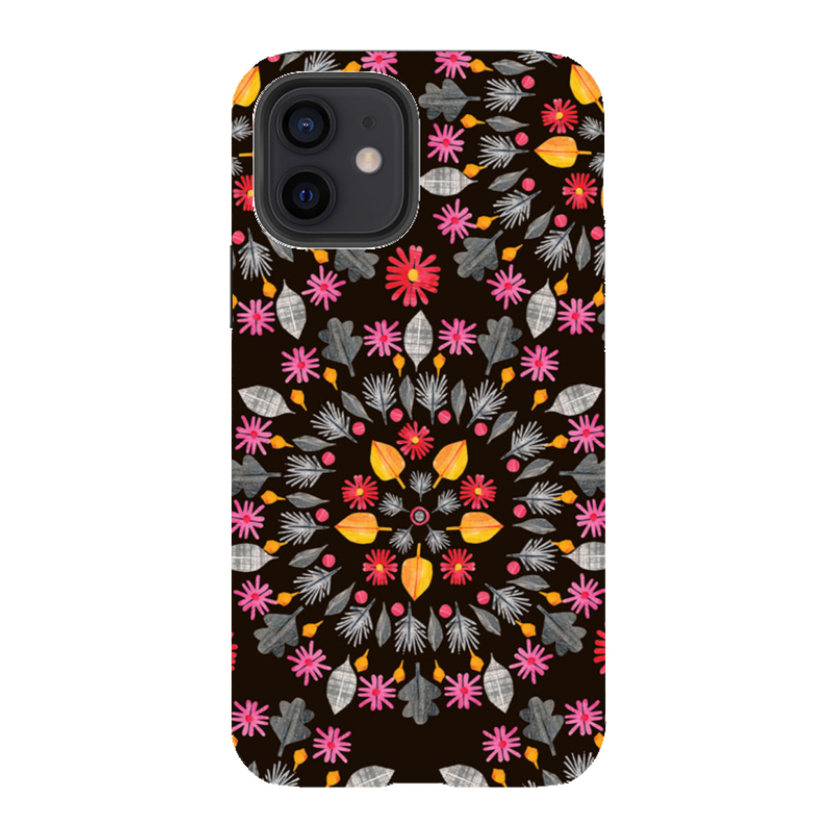 iPhone Tough Case - Autumn Mandala By Tracey English