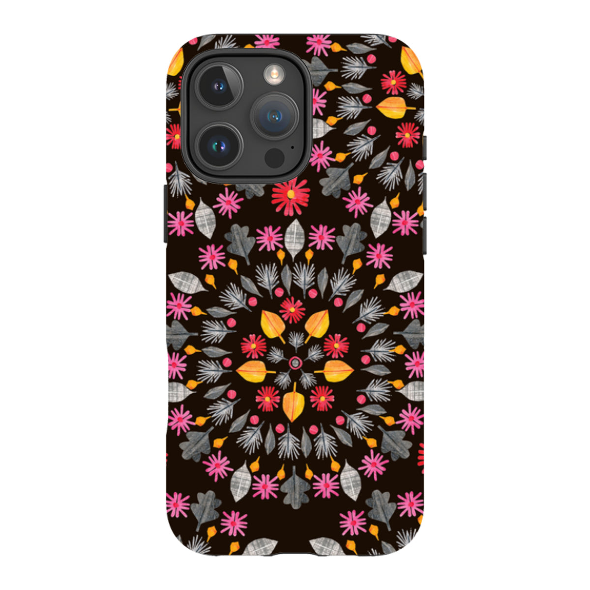 iPhone Tough Case - Autumn Mandala By Tracey English